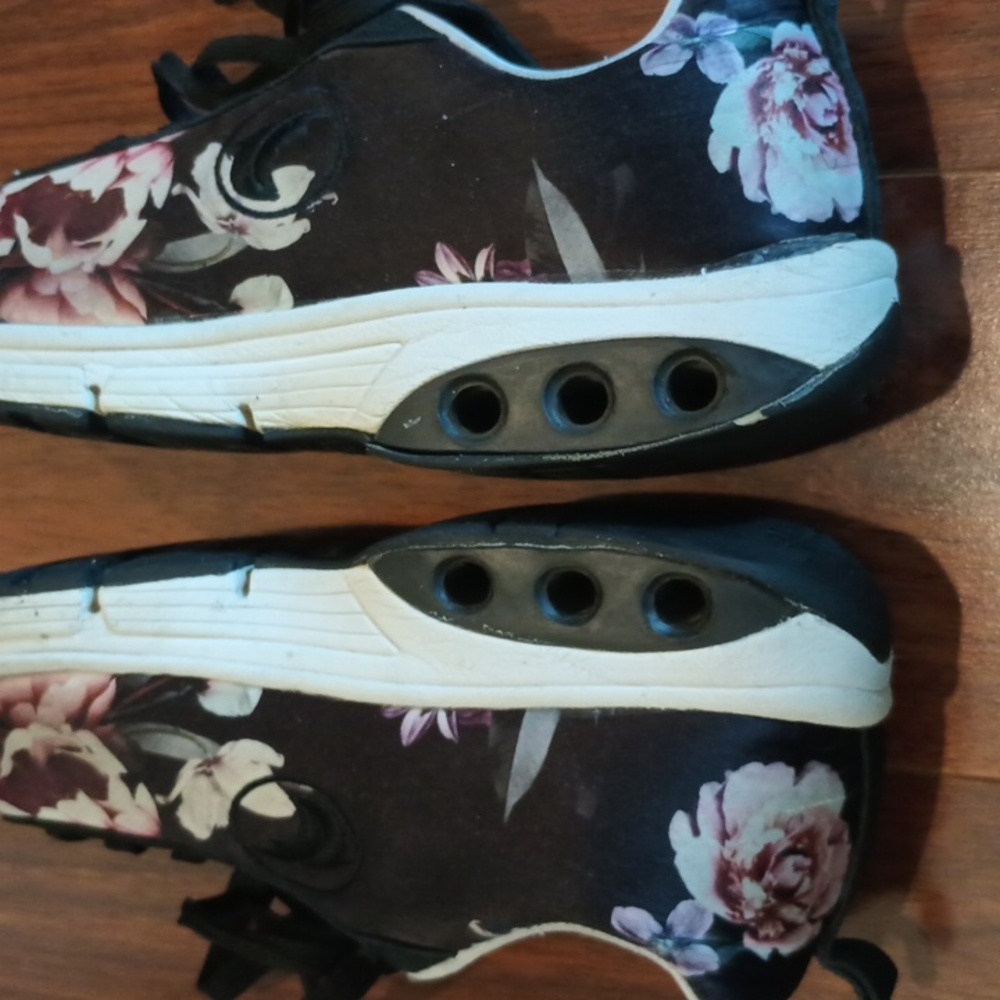 Therafit Paloma W410171K Black Floral Size 9 - Picture 9 of 16